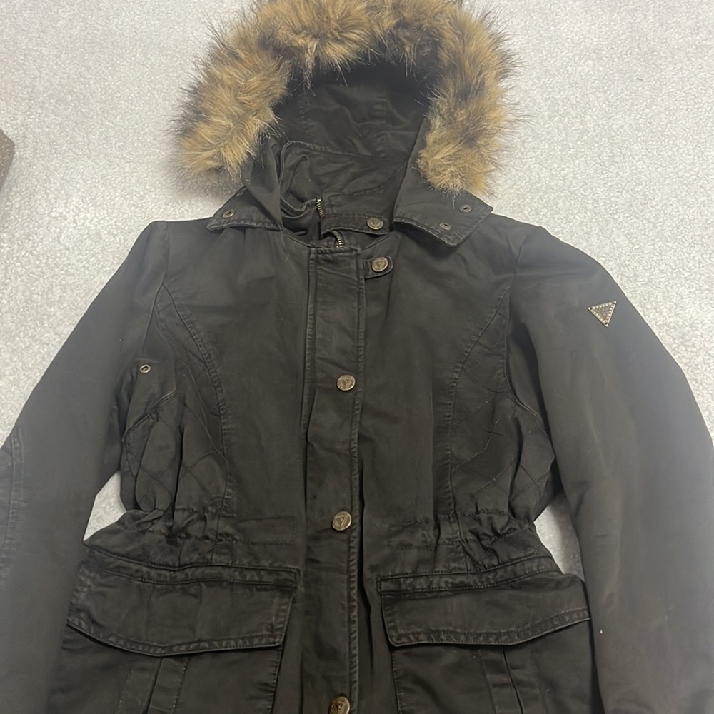 Guess olive green jacket